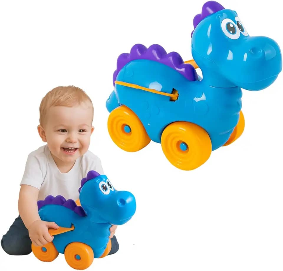 Brinquedos Educativos Para Bebes Carro Dinossauro Bate Asinhas Carrinho Brinquedo 1 ano de Idade