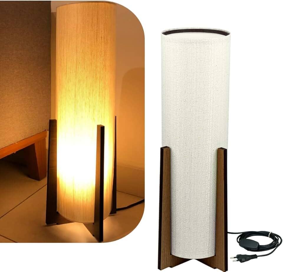 Abajur De Chão Luminaria De Mesa Atlas Para Sala Estar