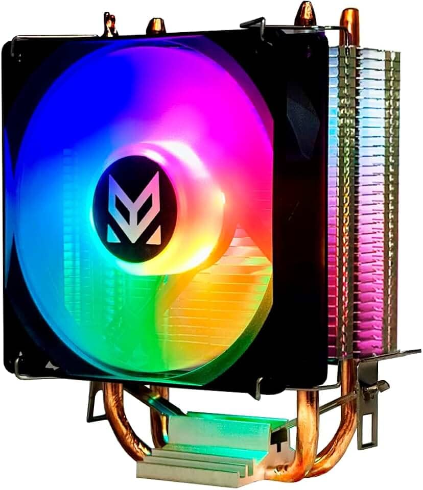 Cooler CPU Intel LGA X99 X79 Xeon LGA 2011 v3 LED RGB Gamer Ryzen Am4 Am3 120mm 775 115x 1200 1366 1700 (RGB)