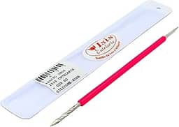 Palito em Inox para Manicure na cor Rosa Isis Cutelaria Podologia Unhas Duplo