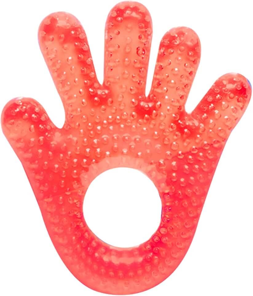 BUBA Mordedor Com Agua Maozinha Rosa, Modelo: 14684, Cor: Colorido