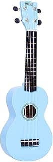 Mahalo Ukuleles MR1LBU Ukuleles Rainbow Series Soprano Ukulele, azul claro