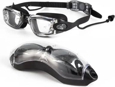 Óculos De Natação Profissional Antiembaçamento Piscina Mar - Óculos para Mergulho Nadar Antiembaçante - ECOMLAR®