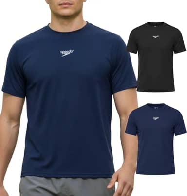 Kit 2 Camisetas Dry Fit Academia Esportiva Masculina Speedo