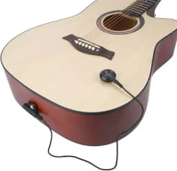 Tbest Captador De Violão Acústico, Mini Transdutor Microfone Com Cabo Para Folk Clássico, Violino, Bastão