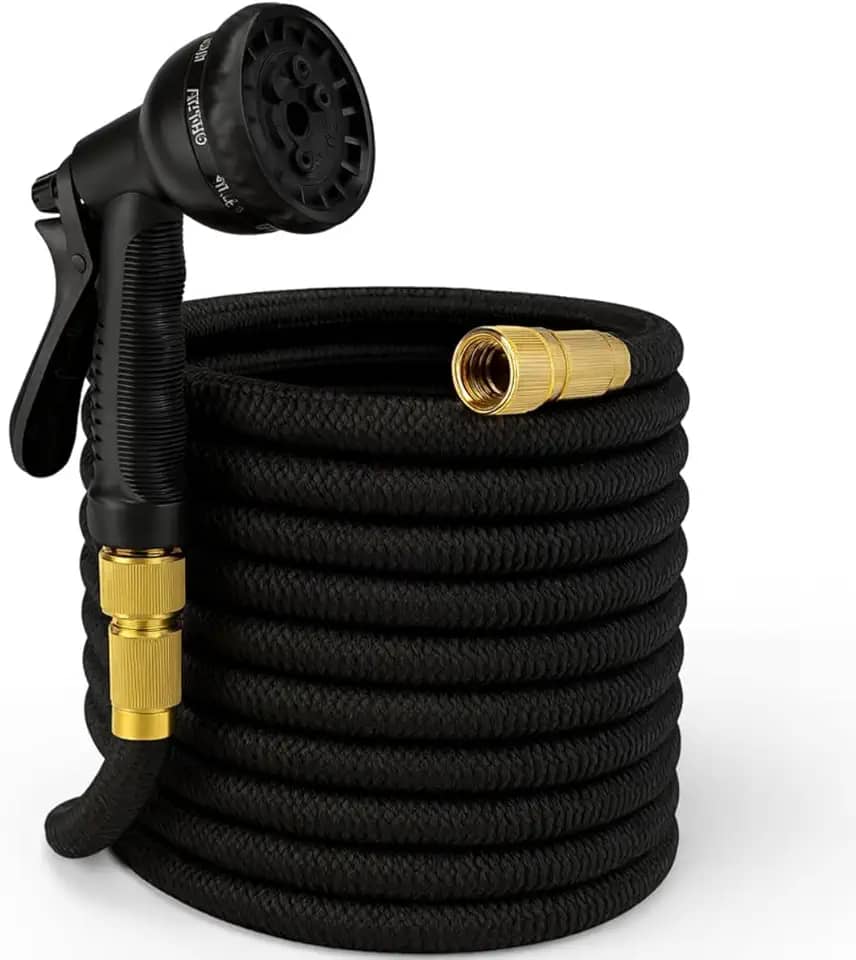 UseFull Mangueira Magica Retrátil Compacta Expansível 7 a 22m Flexível Jardim Limpeza Carro Bico Pulverizador