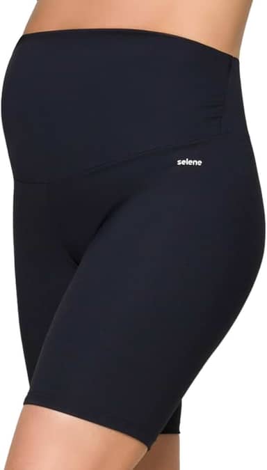 Bermuda Gestante Selene Cós Anatômico Confortável Maternidade Feminino Adulto