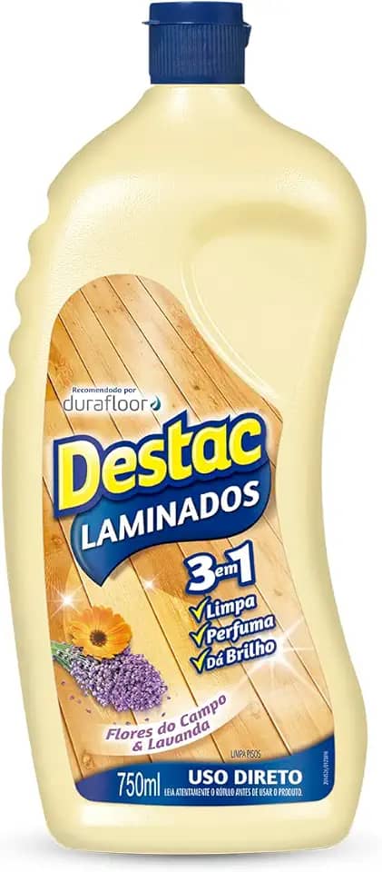 Limpa Piso Destac para Pisos Laminados Flores do Campo e Lavanda 750ml