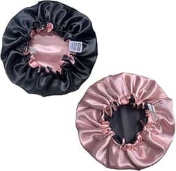 Touca De Cetim Antifrizz com Regulador Cabelo Cacheado Niale