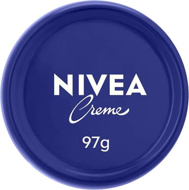 NIVEA Creme Hidratante Lata 97g - Hidratação completa para rosto, corpo e mãos.