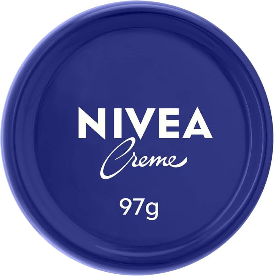 NIVEA Creme Hidratante Lata 97g - Hidratação completa para rosto, corpo e mãos.