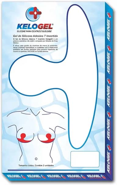 Fita Adesiva Gel De Silicone T Invertido Mama 2un Kelogel