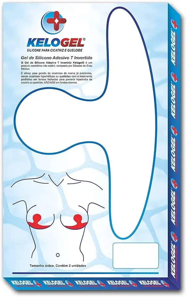 Fita Adesiva Gel De Silicone T Invertido Mama 2un Kelogel