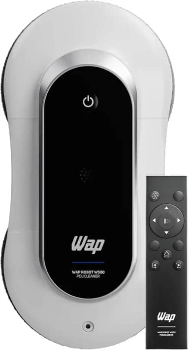 WAP Robô Limpa Vidros ROBOT W500 com Bateria de Emergência e Sensores de Bordas Antiqueda 72W Bivolt