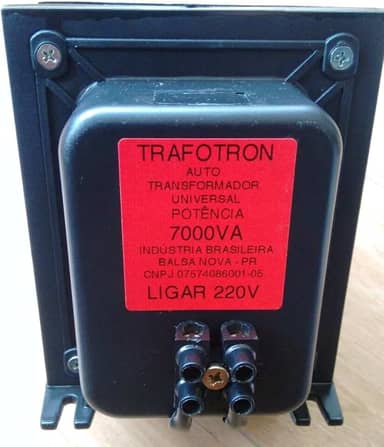 Auto Transformador 7000va 110v 220v Ar Freezer Tvs Forno