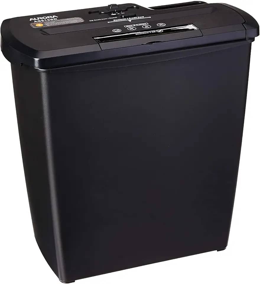 FRAGMENTADORA DE PAPEL AURORA TIRAS 8 FOLHAS + CARTÃO+CD/DVD 220V