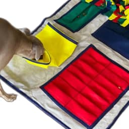 Tapete de Enriquecimento Ambiental para Cachorro Gato Interativo de Fuçar Forrageio Comedouro Lento Brinquedo Cães