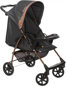 Carrinho de Bebe Romano Preto Cobre PTC - Galzerano 1035PTC