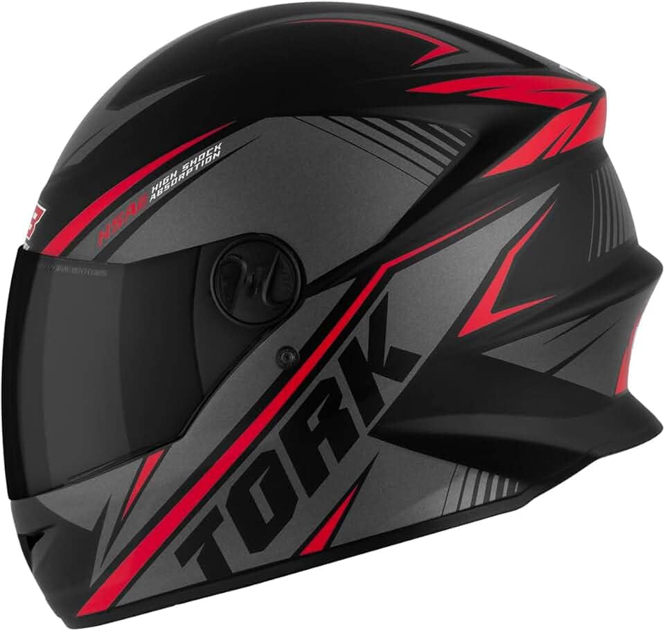 CAPACETE FECHADO PRO TORK R8 VERMELHO TAM. 58 VIS. FUMÊ