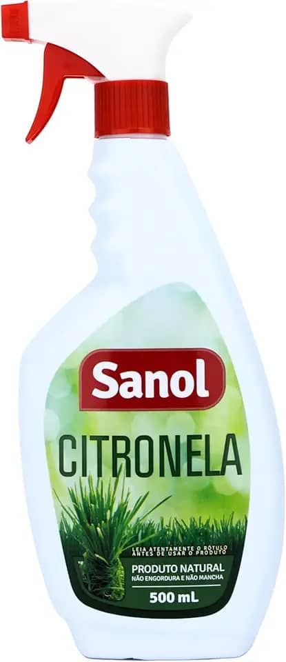Sanol Dog Citronela - Gatilho Para Evitar Moscas E Mosquitos 500 Ml Branco