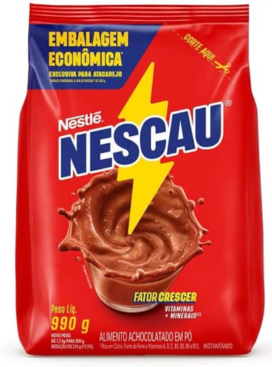 Achocolatado Pó Nescau 990g Sachet