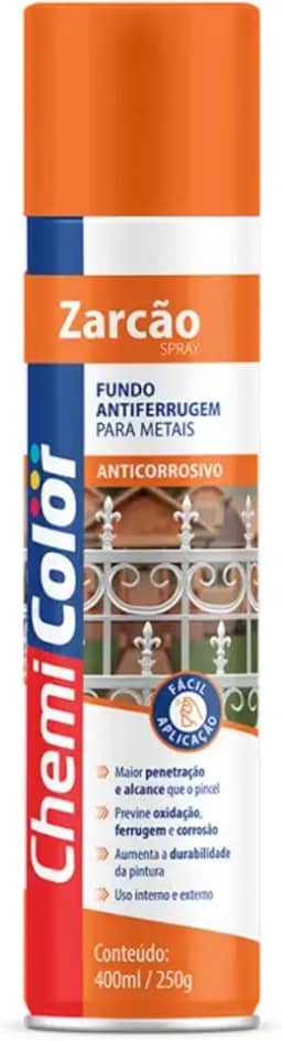 Fundo Zarcão Spray Chemicolor 400ml