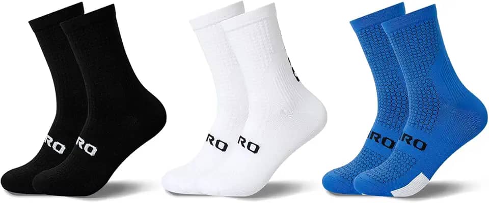 Meia Cano Médio Run para Corrida Bike Esportes, Tamanho: Único 37-44