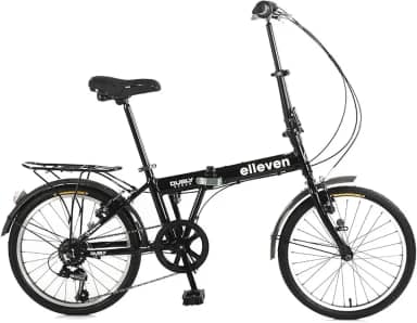 BICICLETA ARO 20 6V DOBRÁVEL DUBLY URBAN PRETO/BRANCO