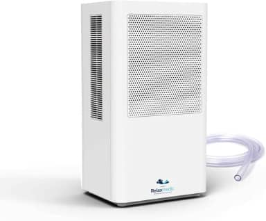 Desumidificador Ar Ambiente Elétrico Portátil Pure Ion Antimofo Max Bivolt - Reservatório de 3 Litros - Relaxmedic