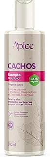 Ápice Shampoo Cachos Nutritivo | Limpeza Suave e Nutrição para Cachos Naturais, Crespos ou em Transição | 300ml