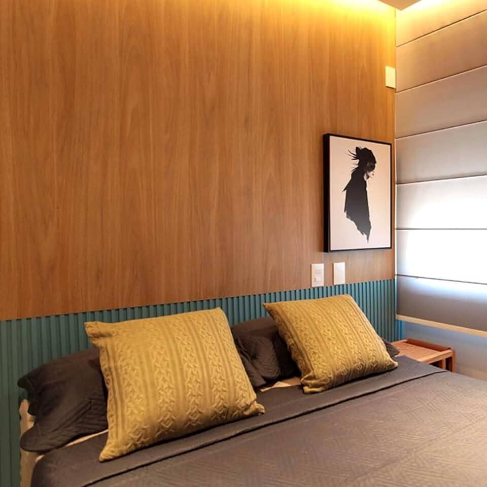 Papel De Parede Adesivo Madeira Sala Quarto Banheiro Hall Autocolante Premium 10m x 45cm