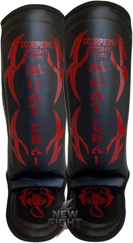 Caneleira Muay Thai Luta Kickboxing boxe Protetor De Canela Sparring Treino Conforto Combate