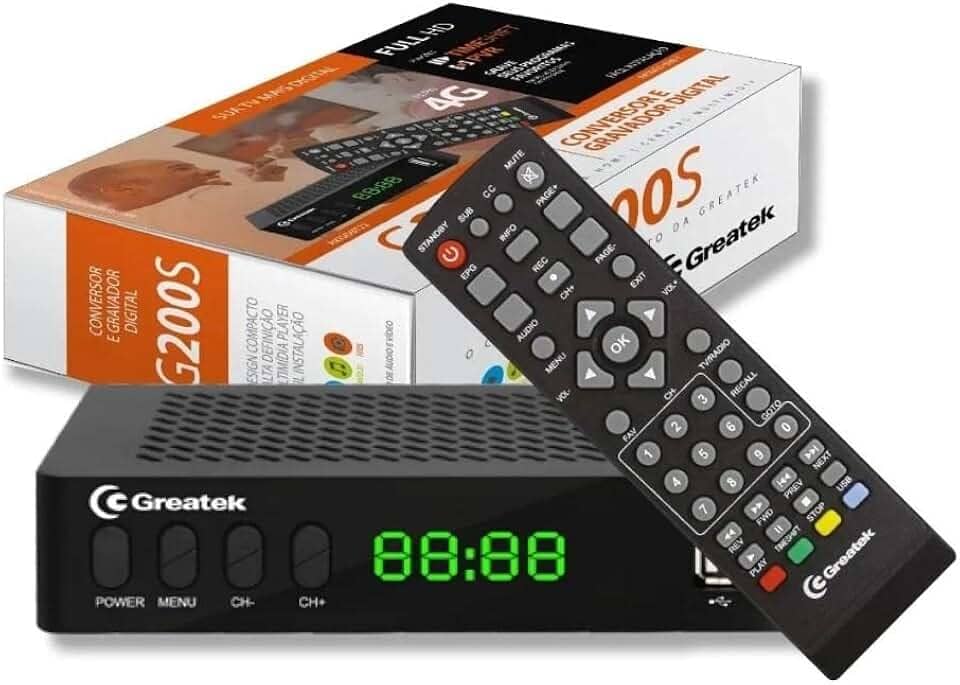Conversor De Tv Digital Sinal Isdb-t Usb Gravador G200