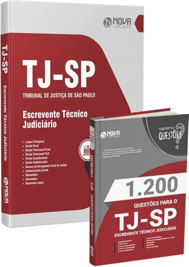 Combo Impresso TJ-SP - Escrevente Técnico Judiciário