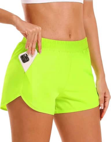 Short TACTEL FEMININO com bolso Corrida Academia Praia Verão 661