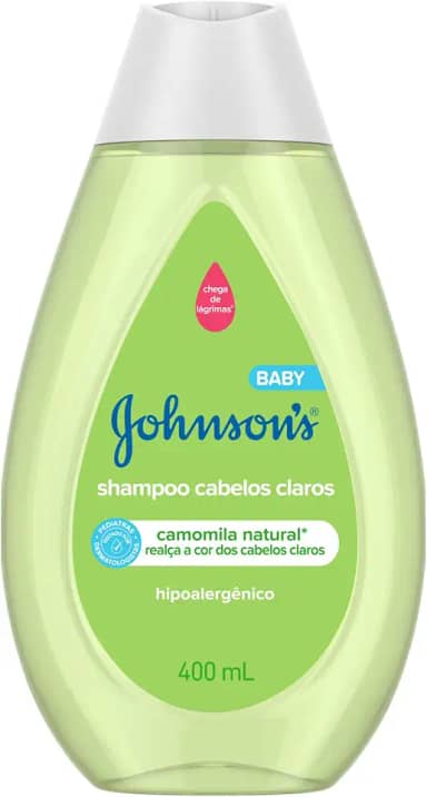Shampoo Para Bebê Johnson's Baby Para Cabelos Claros, 400ml
