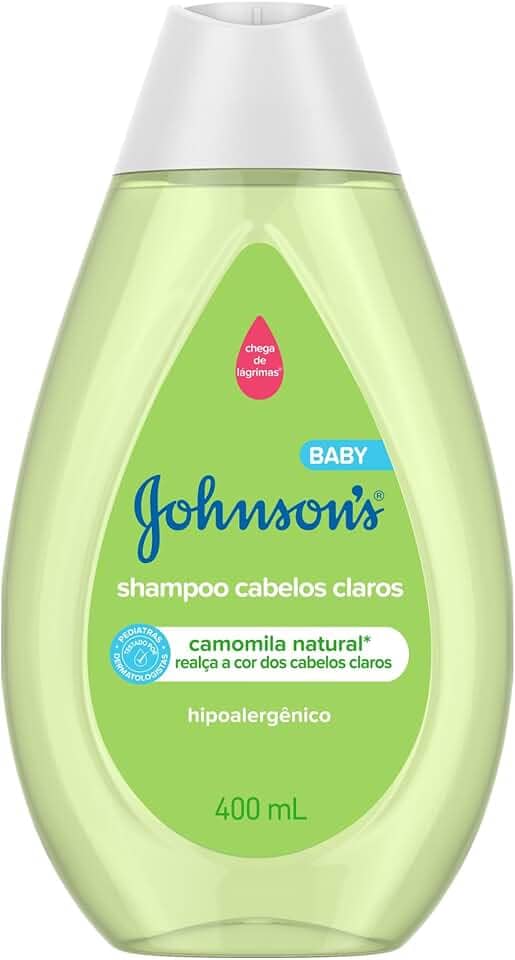 Shampoo Para Bebê Johnson's Baby Para Cabelos Claros, 400ml