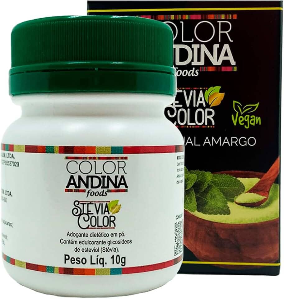 COLOR ANDINA FOOD - Adoçante Stévia 10g | Color Andina | 100% Natural