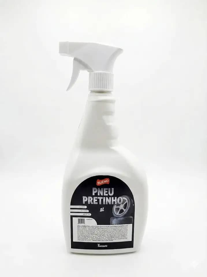 Preteador de Pneu Pretinho 1 Litro com Gatilho Spray