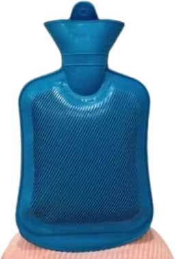Bolsa Água Borracha Térmica Compressa 1,8 Litro Frio Quente Dor de Cabeça Cólica - Lene (Compressa Azul)
