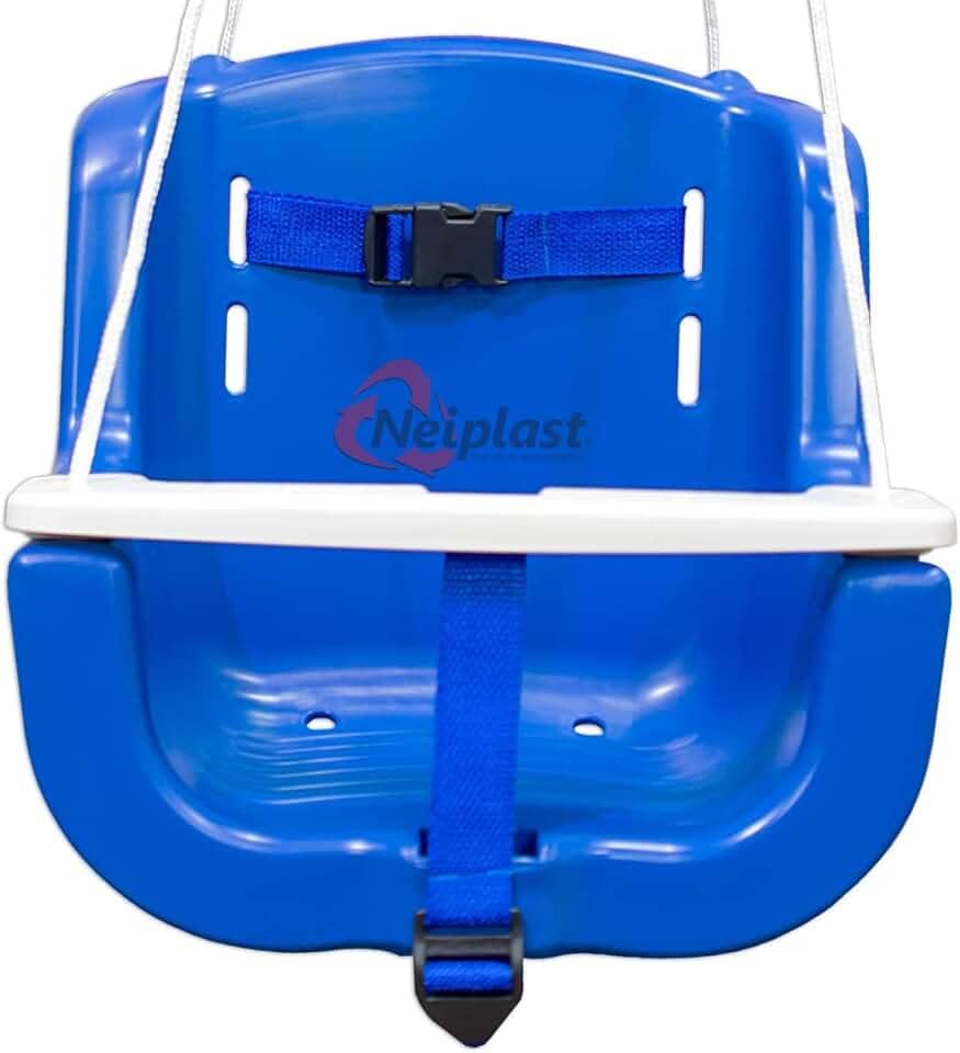 Balanço Plástico Infantil (C/Cinto e Trava de segurança) (AZUL)