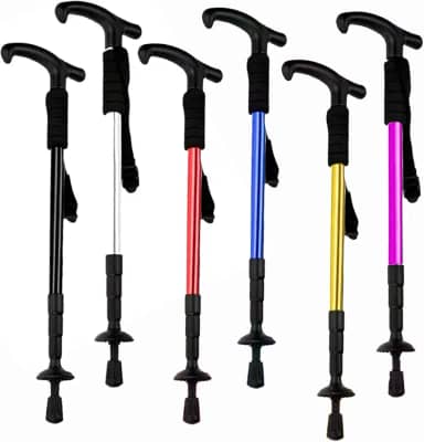 Bastão Caminhada Trekking Bengala Trilha Retrátil Alumínio