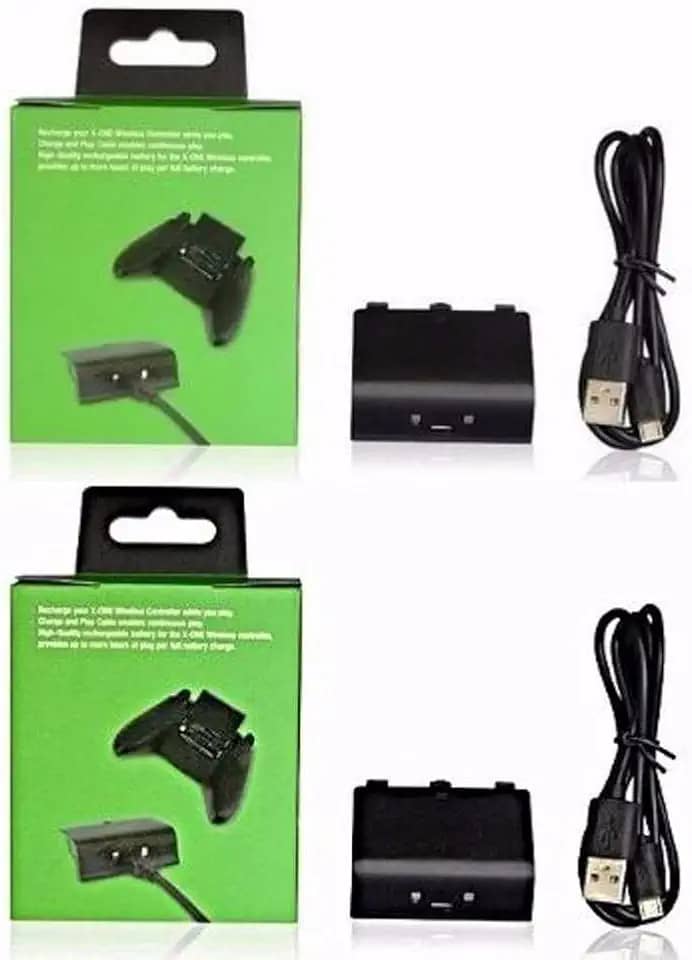 Kit 2 Baterias XBOX ONE com Cabo Carregador