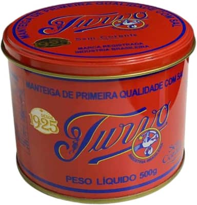 Manteiga Com Sal 500g ou 200g - Manteiga Artesanal (500g, Manteiga Turvo)