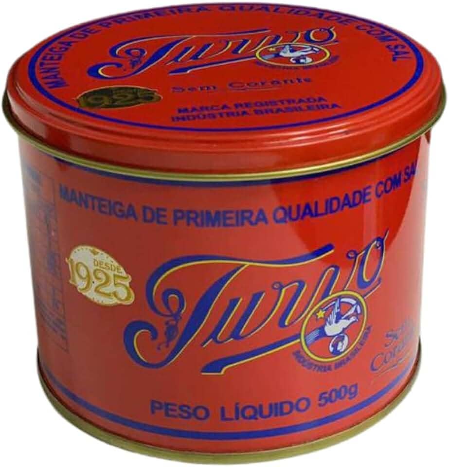 Manteiga Com Sal 500g ou 200g - Manteiga Artesanal (500g, Manteiga Turvo)