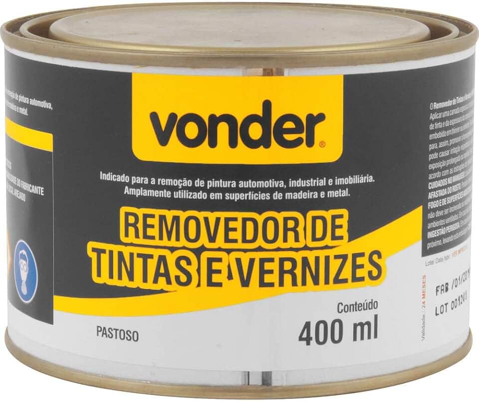Removedor de tintas e vernizes 400 ml VONDER Vonder