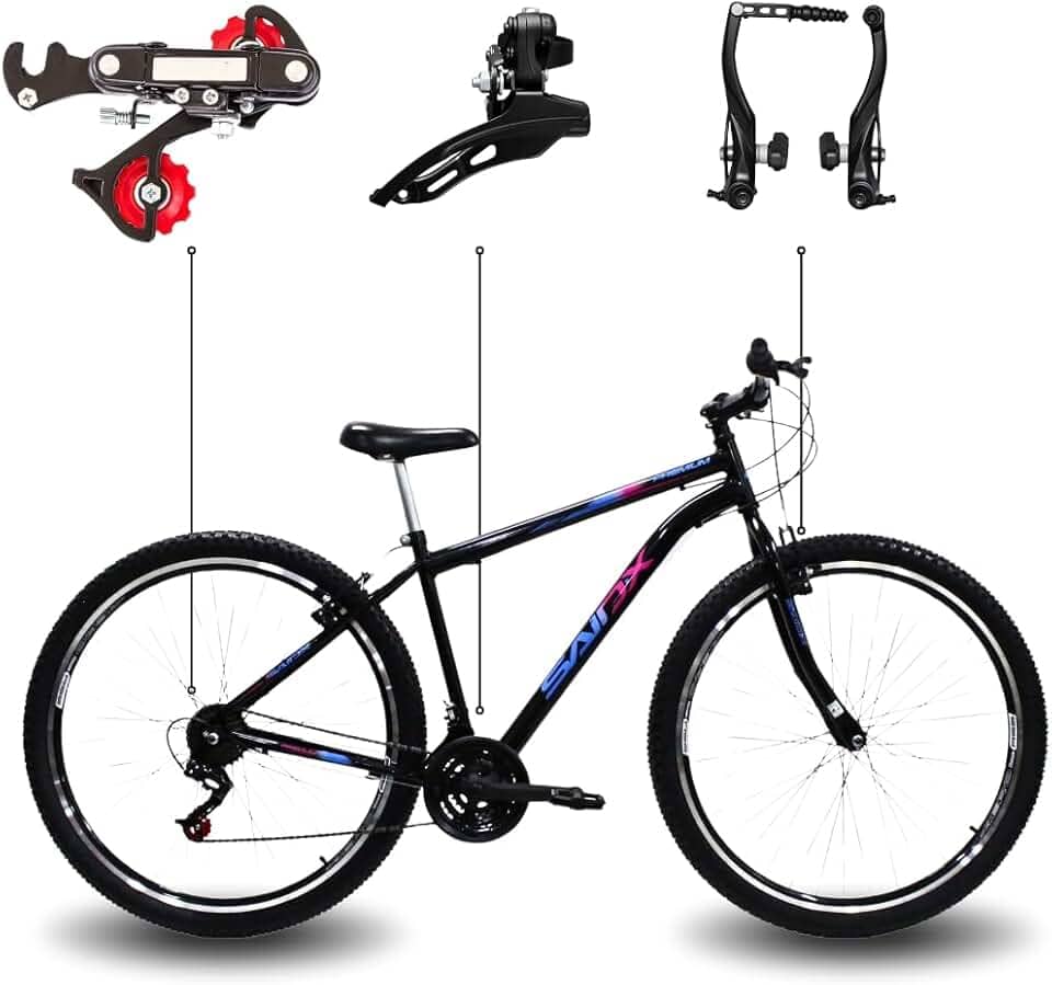 Bicicleta Aro 29 Bike Saidx Premium 21 Vel Quadro de Aço Carbono
