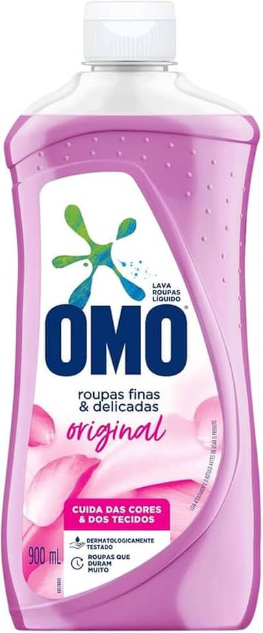 OMO Roupas Finas E Delicadas Original - Sabão Liquido 900Ml