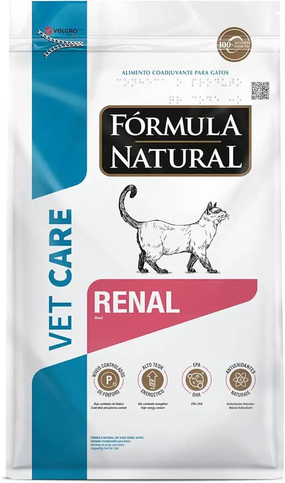 Fórmula Natural Vet Care Renal Ração Seca Para Gatos Adultos 7Kg
