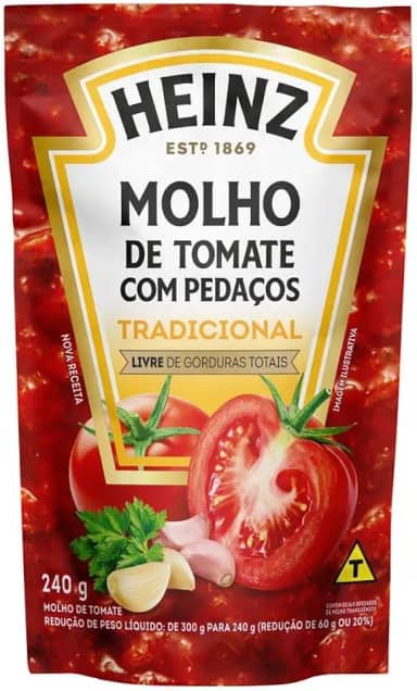 Heinz Molho de Tomate Tradicional, 240g